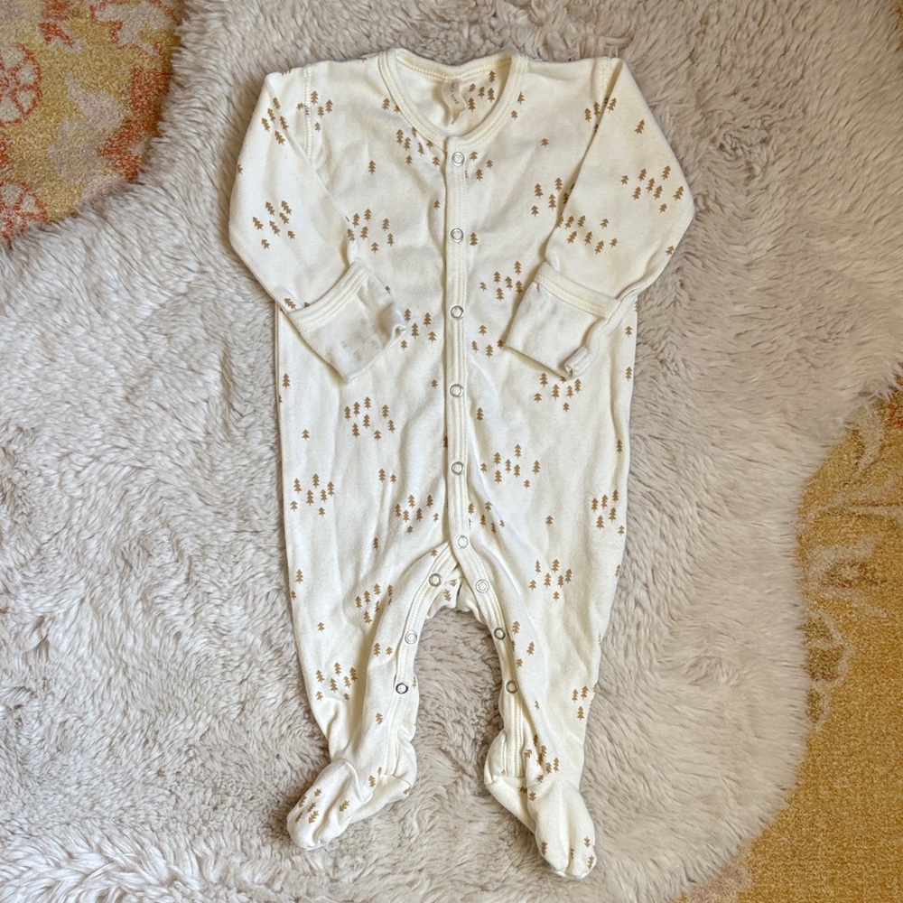 Cozy Cream and Honey Baby One Piece